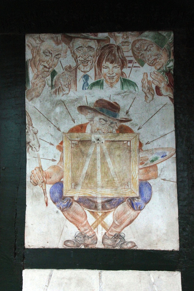 Fachwerkhaus mural painter