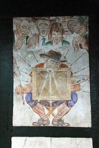 Fachwerkhaus mural painter