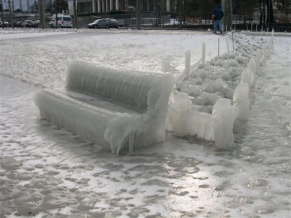 Ice landscapes high