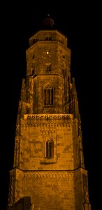 Night photograph long exposure tower