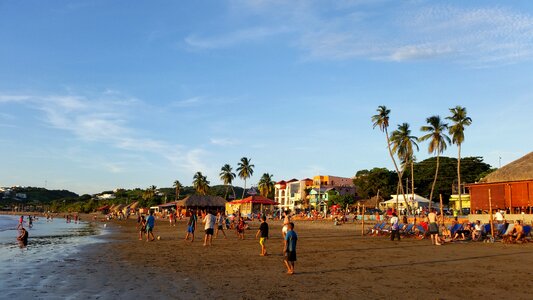 Sunset sea holiday