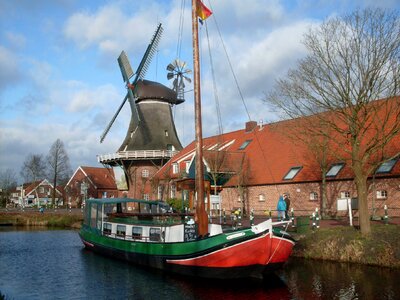 Boat channels east frisia