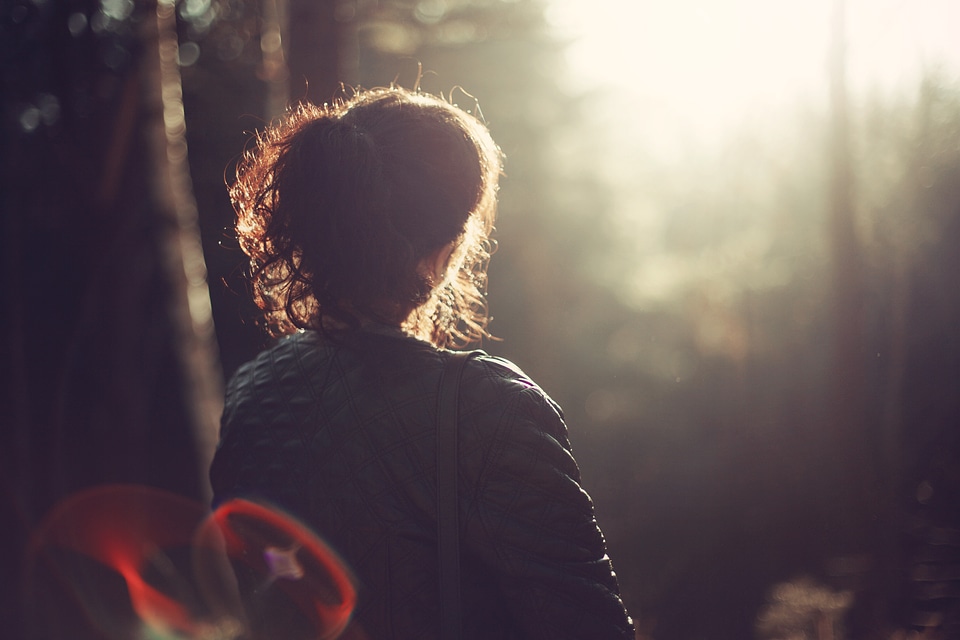 Outdoors forest alone