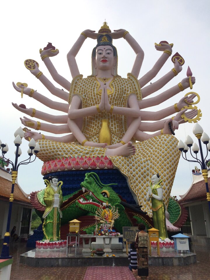 Thailand koh samui buddha statues