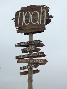 Sign direction panel