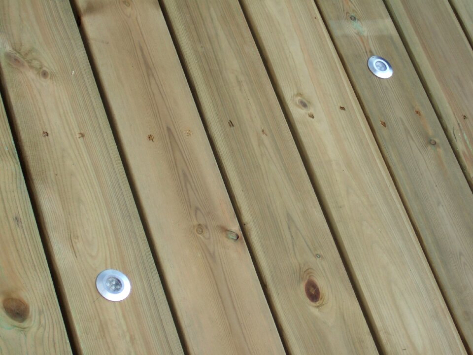 Lights led wood deck