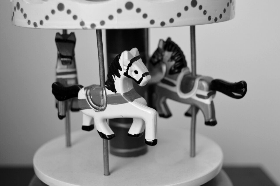 Toys horses carousel