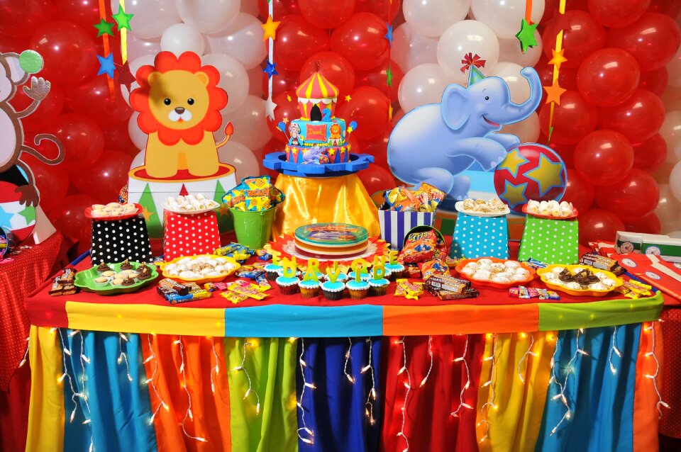 Lights candies circus
