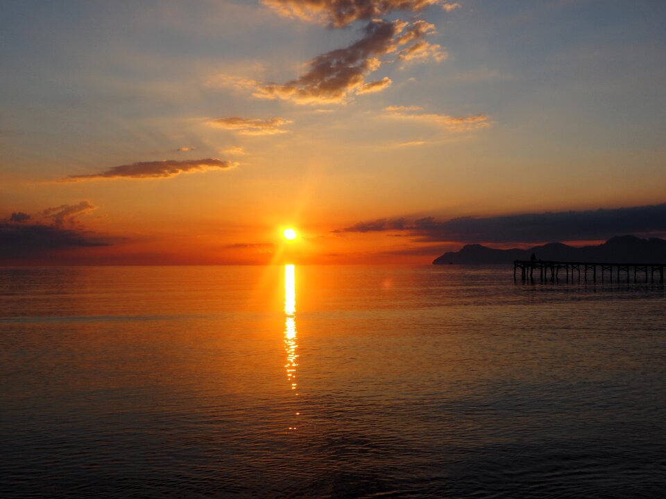 Sea sky landscape