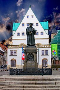 Germany old town hall luther memorial