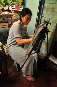 Artist at work chinese artist