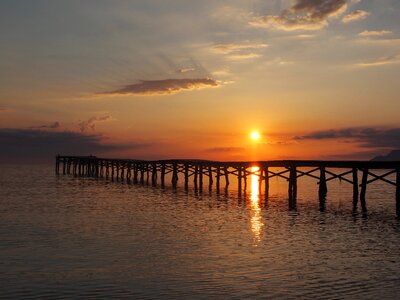 Sea sky nature photo