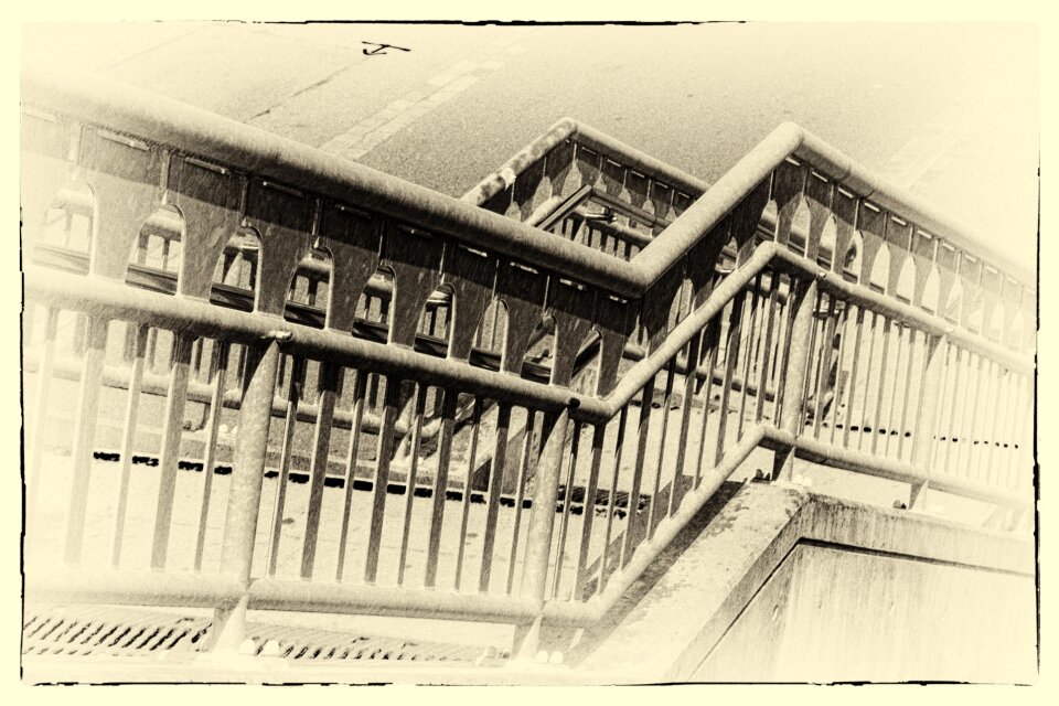 Monochrome structures architecture