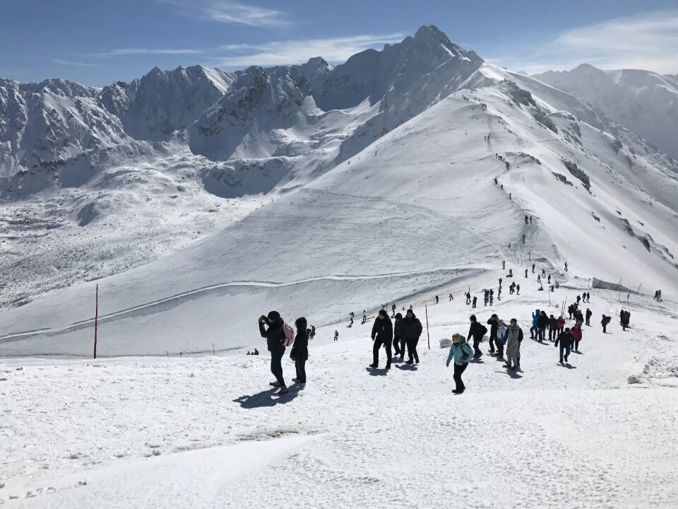 Mountains kasprowy top photo