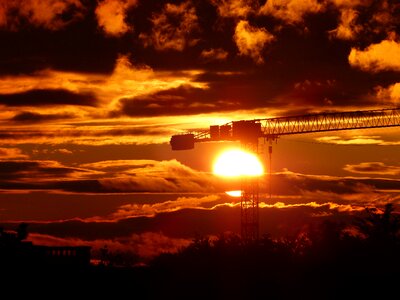 Industry crane site