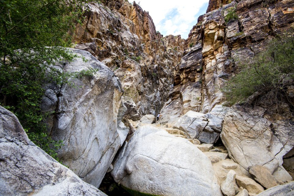 Rock stone hiking