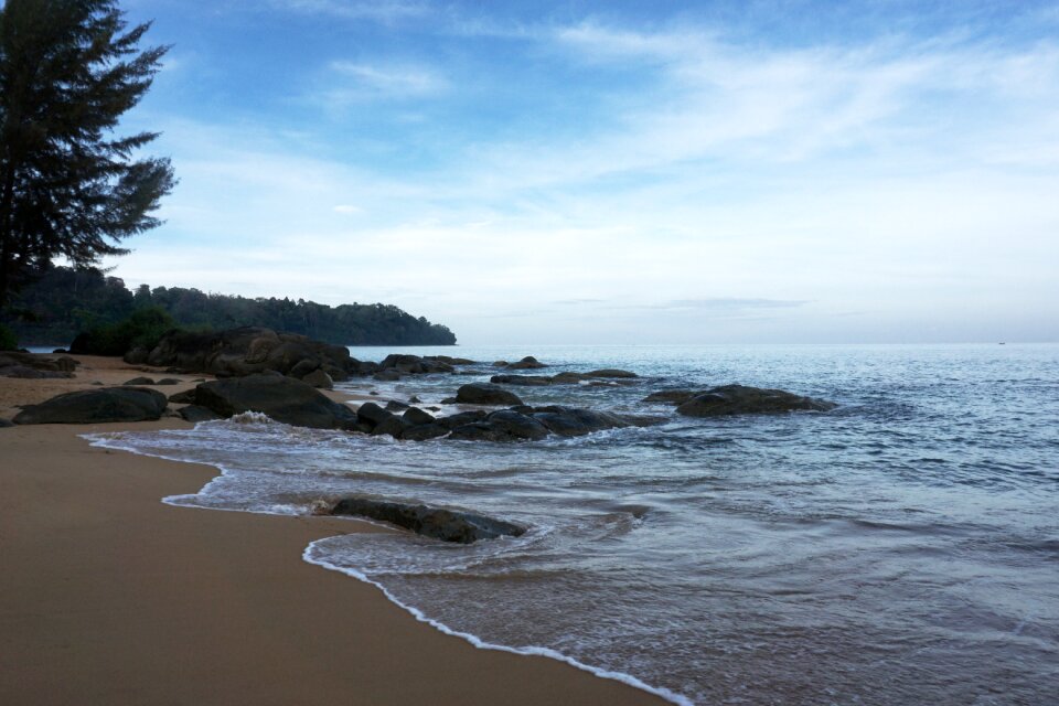 Sky sea sand