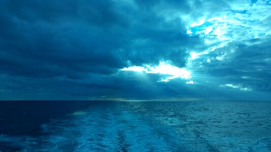 Cloud caribbean sea