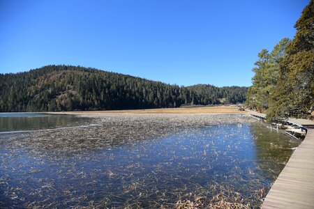 Outdoor in yunnan province lake photo