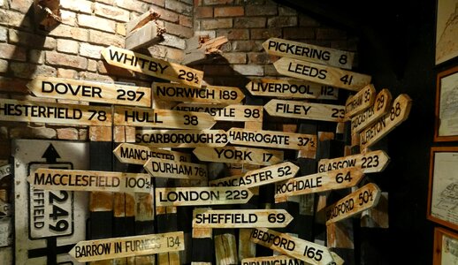 Signs taken down to confuse eden camp museum york