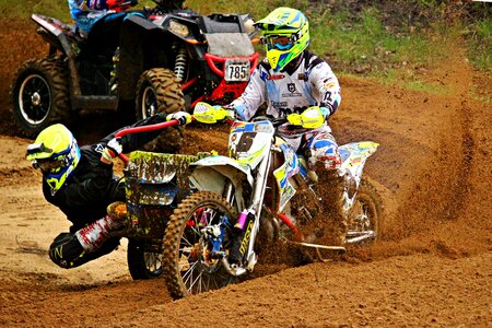 Dirtbike cross motorsport photo