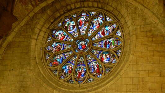 France window color photo