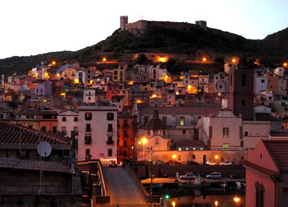 City evening italy photo