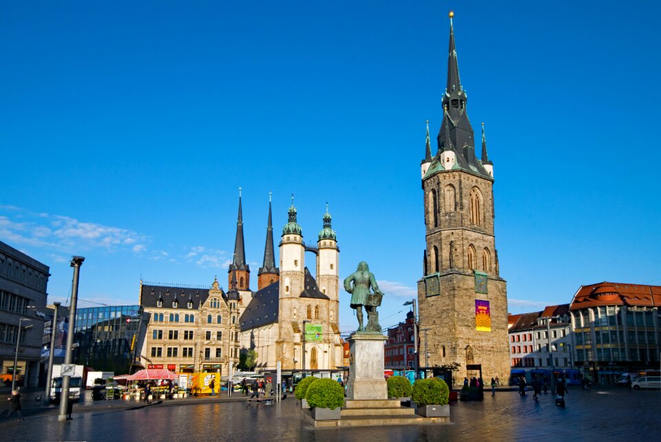 Germany marketplace st mary's church