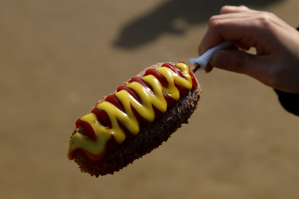 Hot dog something to eat republic of korea