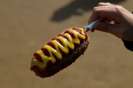 Hot dog something to eat republic of korea