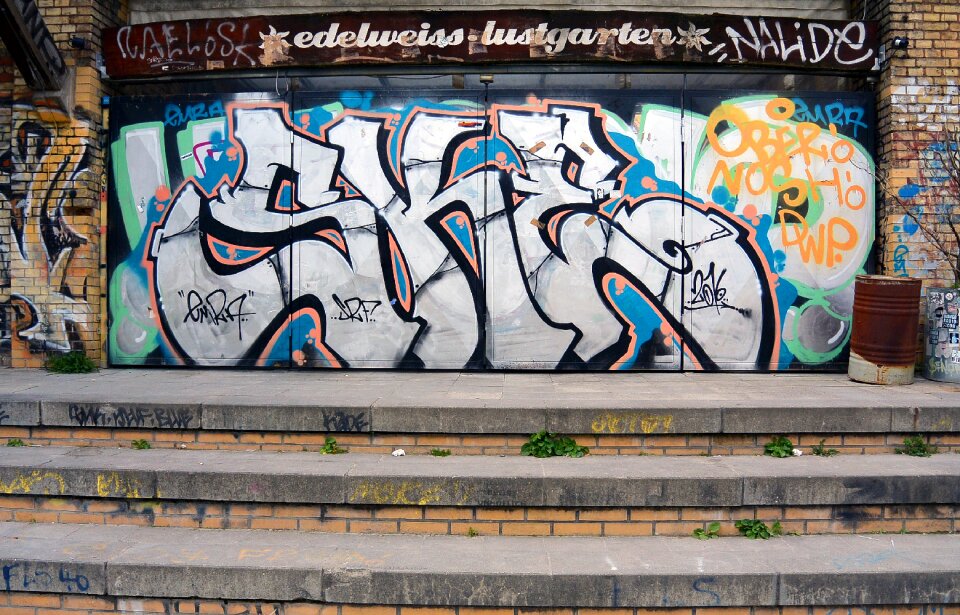 Art sprayer mural