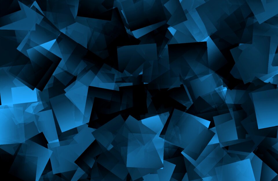 Shape abstract blue
