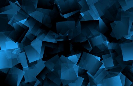Shape abstract blue