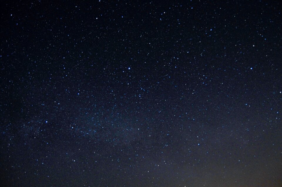 Starry sky star night