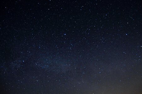Starry sky star night photo