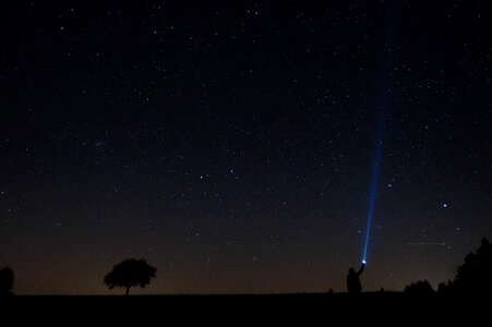 Search flashlight darkness photo