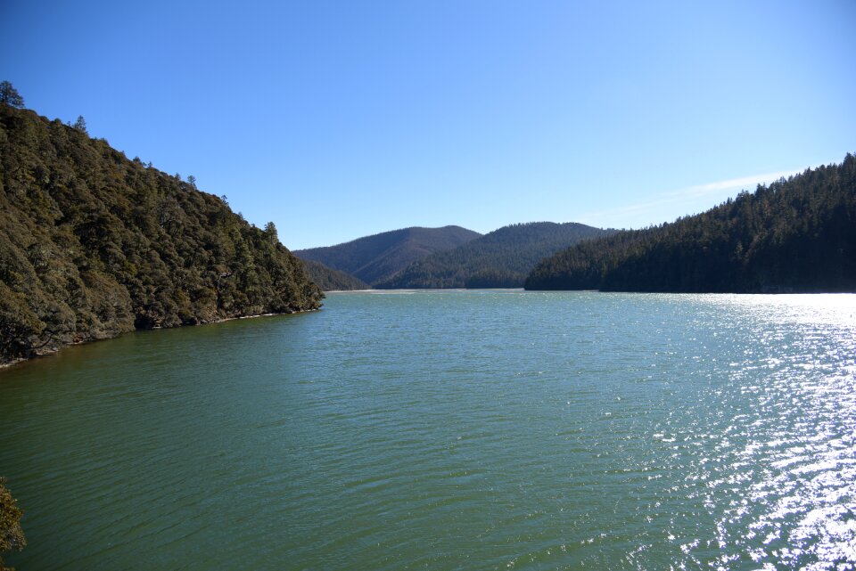 Outdoor blue sky lake
