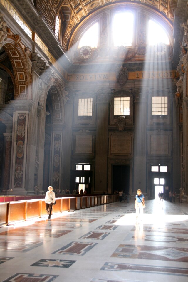 Church catholic morning light