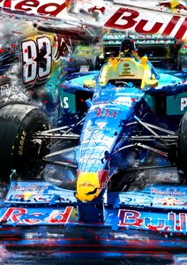 Racing car image editing fast photo