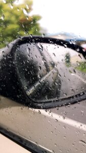 Mirror automotive it's raining photo
