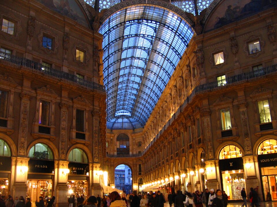 Milan gallery vittorio emanuele photo