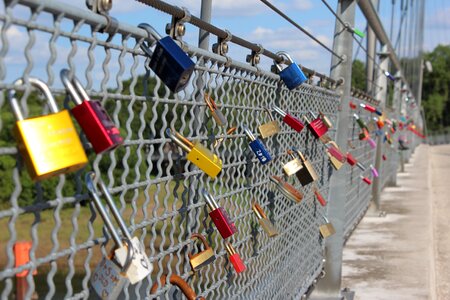 Love padlock love symbol photo