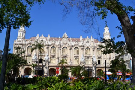 Historic center facade alive