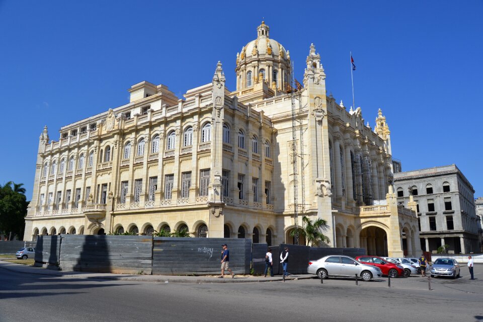 Historic center facade human