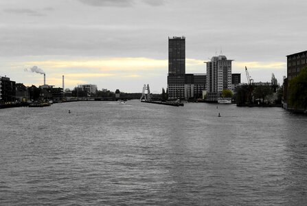 Abendstimmung architecture river