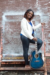 Musician black woman photo