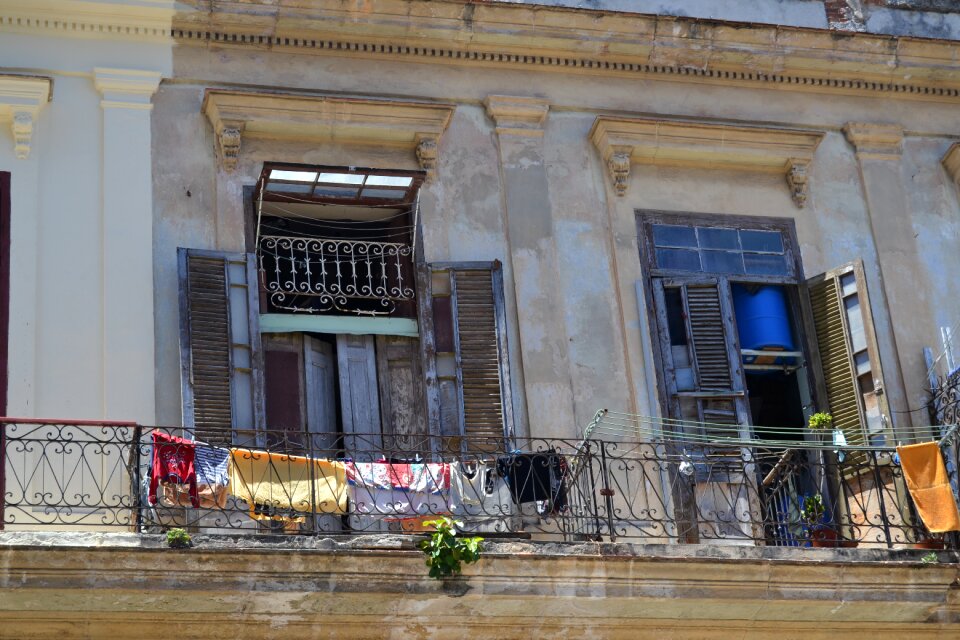 Historic center facade alive