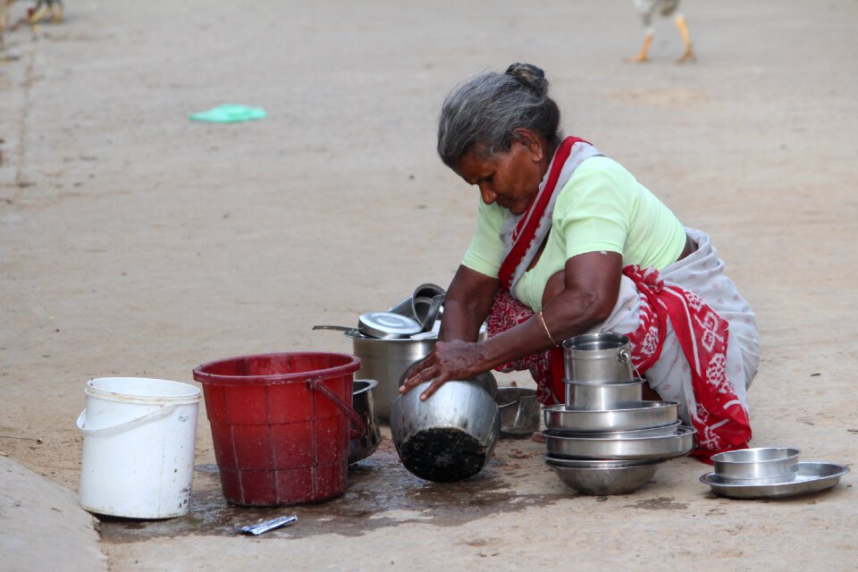 Washing gray village