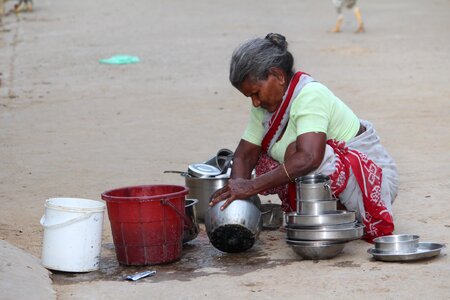 Washing gray village