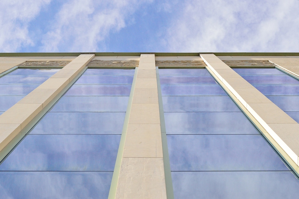 Architecture sky windows